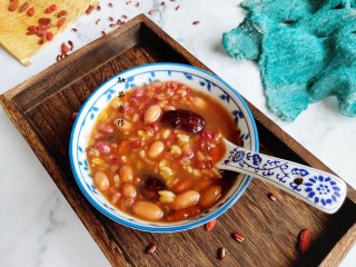 红豆花生燕麦粥,敏茹意作品～红豆花生燕麦粥～成品图