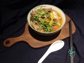 老王酸菜牛肉面,搞定