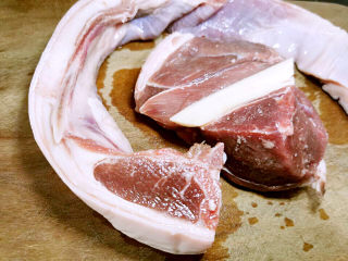 羊肉炖萝卜汤,羊肉排