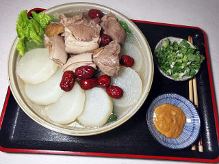 羊肉炖萝卜汤,这就是暖乎乎的一餐