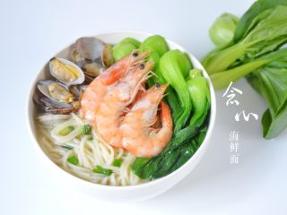 海鲜面,成品图